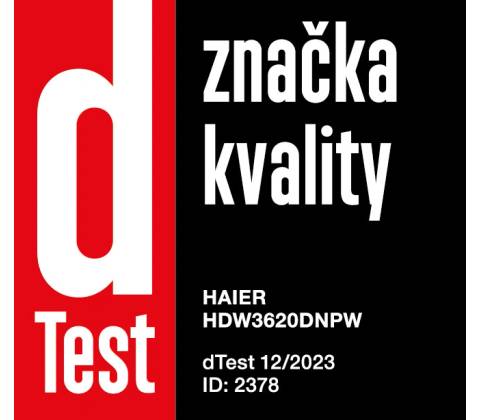 Haier HDW3620DNPW