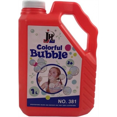 Alltoys Bublifuk náhradní náplň 1 l červené balení