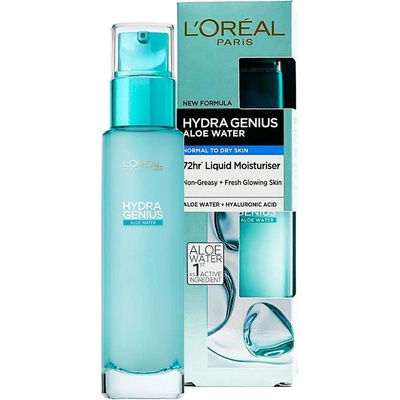 L'Oréal L'Oreal Paris Hydra Genius 72H Liquid Moisturiser For Normal To Dry Skin 70 ml