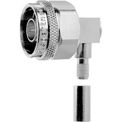 Telegärtner J01020B0081 100023954 N konektor zástrčka, zahnutá 50 Ω 1 ks