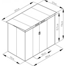 IWHome Zeus 2A 2,43 m² antracit IWH-10230005