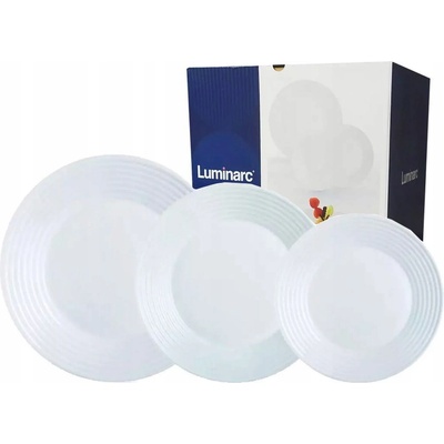 Luminarc Jídelní servis HARENA bílý 18 ks