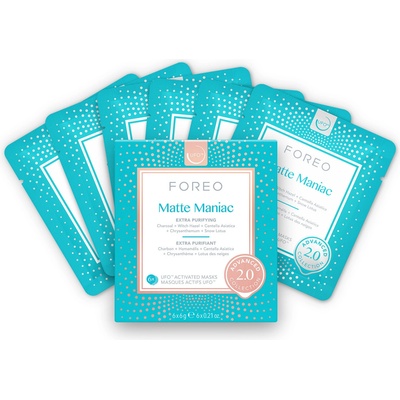 FOREO UFO Masks Matte Maniac 2.0 x6 Маска за лице дамски 36gr