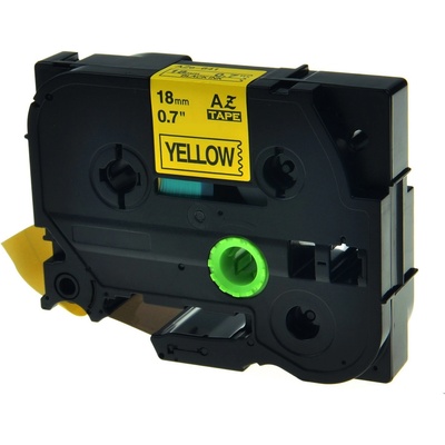 Compatible Brother TZe-V641, 18mm x 5, 5m, черен печат / жълт фон, винил, съвместима лента (TZe-V641)