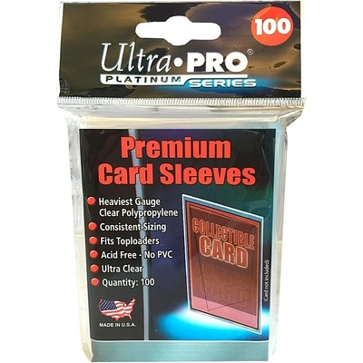 Ultra Pro Obaly na karty "Průhledné obaly Premium"