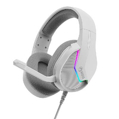 Marvo H8618, herní sluchátka s mikrofonem, USB, RGB - bílá, HG9022