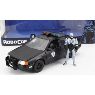 Jada Ford usa Taurus Lx Detroit Police 1986 With Robocop Figure Black 1:24