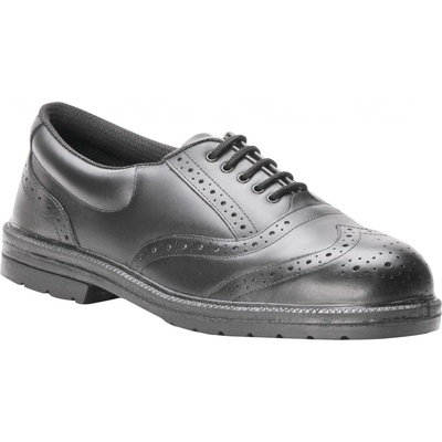 Portwest Steelite Executive Brogue S1P poltopánky Čierna
