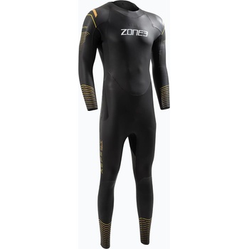 ZONE3 Мъжки неопренов костюм за плуване ZONE3 Thermal Aspect Breaststroke black/orange/yellow