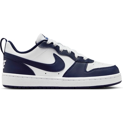 Nike Детски маратонки Nike Kid's Court Borough Low NB Sneakers - White / Midnight Navy / White - размер 38, 5 (EU) (702-5664-0213)