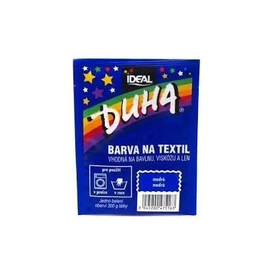 IDEAL Duha farba na textil modrá 15g