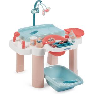 Ecoiffier Кът за грижа за кукла Ecoiffier Nursery 7900001839, 13 части