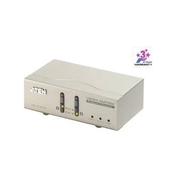 ATEN VS0202 2x2 VGA/аудио матричен превключвател