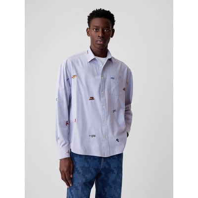 Gap košile oxford Dapper Dan modrá