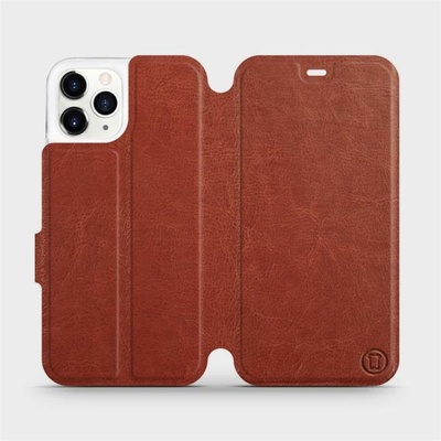 Mobiwear - Apple iPhone 11 Pro - Hnědé a šedé