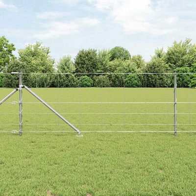 vidaXL Svařované drátěné ploty s hroty 25 x 0,8 m Pozinkovaná ocel