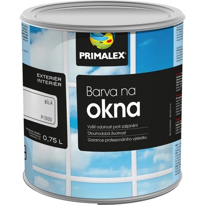 Primalex Barva na okna 0,75 l bílá lesk – Zbozi.Blesk.cz