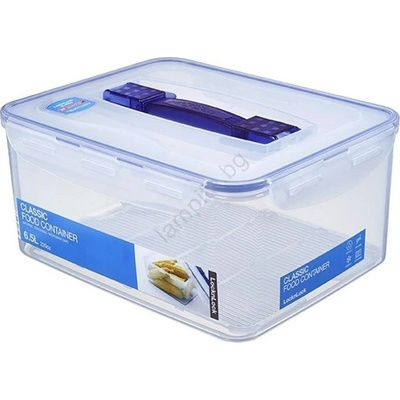UTC Кутия за храна lock 6, 5 л синя/прозрачна (ut0083)
