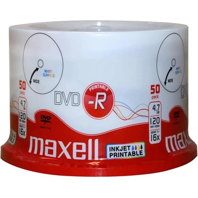 Maxell DVD-R 4.7 GB, 50 броя, ML-DDVD-R-50PR (ML-DDVD-R-50PR)