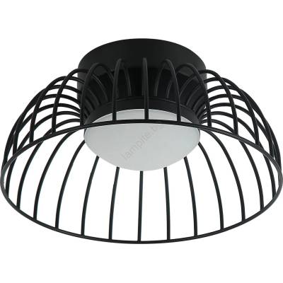 LAMKUR Led таванно осветително тяло betsy led/12w/230v Ø 25 см черно (la56128)