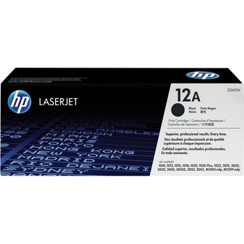 HP 12A LaserJet original toner cartridge black standard capacity 2.000 pages 1-pack (Q2612A)