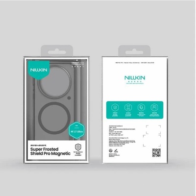 Nillkin Super Frosted PRE Magnetic Zadný Kryt pre Xiaomi 17 Ultra Transparent Black 6902048310414