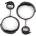 EasyToys Thigh and Wrist Cuff Set Black