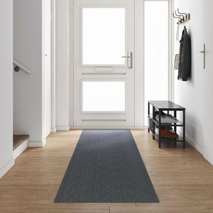 vidaXL Килим пътека Сив 80 x 500 cm текстил (42011420)