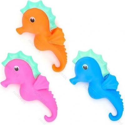 Nobleza gumová mořský koník 22 cm modrá