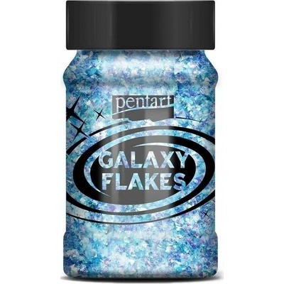 Třpytivé vesmírné vločky Uranus Blue