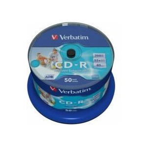 Verbatim CD-R AZO Printable 700MB - 50 бр. в шпиндел