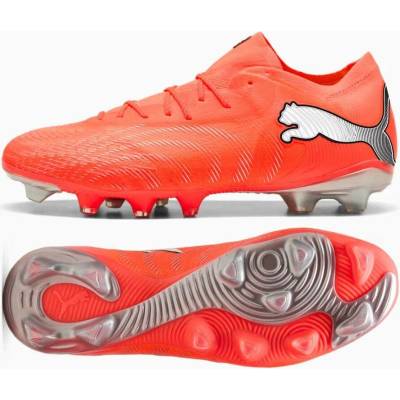 Puma Future 9 FUSION FG/AG Červená Stříbrná