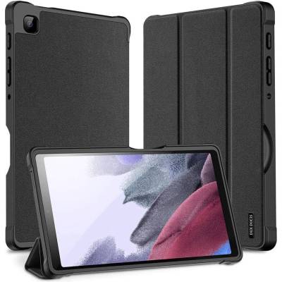Dux Ducis Domo Tablet Case - полиуретанов калъф и поставка за Samsung Galaxy Tab A7 Lite 8.7 (2021) (черен)