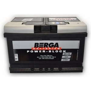 BERGA Power-Block 12V 72Ah 680A right+ (AKB0072)