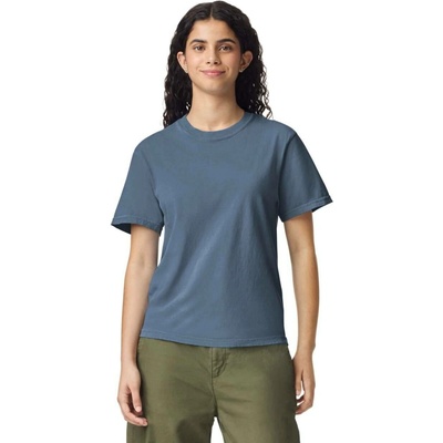 Unisex silnější tričko Comfort Colors džínovina modrá