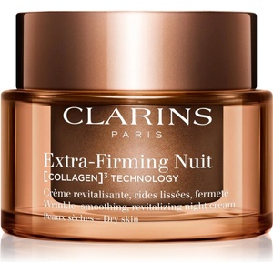 Clarins Extra-Firming Night Cream нощен крем-лифтинг против бръчки за суха кожа 50ml