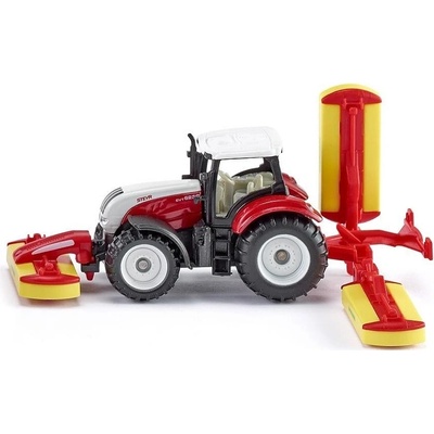 Siku Traktor STEYR CVT 6230 s žacími stroji POTTINGER 1672