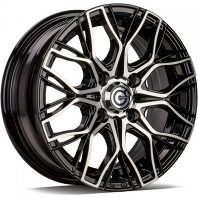 CARBONADO Trailer 5,5x13 4x100 ET30 black polished