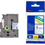 BROTHER ТИП TZ - 9 mm BLUE ON WHITE TAPE - P№TZE223 (P№TZE223)