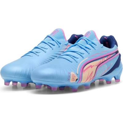 PUMA Футболни бутонки Puma Mens PUMA King Ultimate Firm Ground Football Boots - Blue/Pink