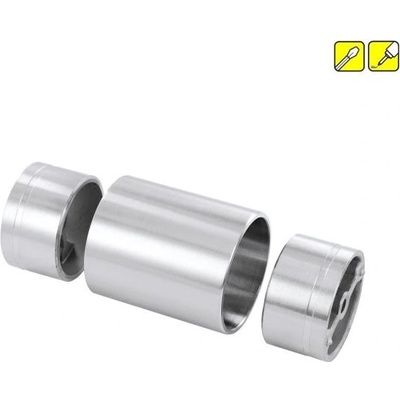 Feldmann Nerezová spojka dreveného madla zábradlia pr.42 mm 50601-240 priama 180°, AISI 304 brus