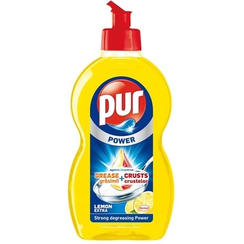 Pur Препарат за миене на съдове Duo Power, лимон, 450 ml