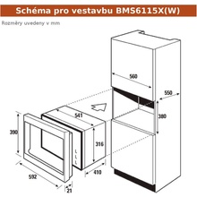 BRANDT BMS6115X