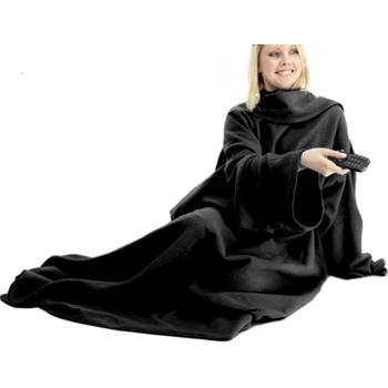 Verk Snuggie čierna 190 x 140 cm