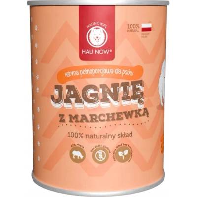 Hau Now Vlhké krmivo monoproteínové jahňacie s mrkvou 400g