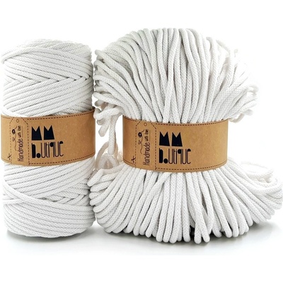 MMboutique bavlněná šňůra 6mm White Varianta návinu: Rolka