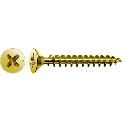 SPAX R 88094 Senkkopf m.Spitze/Kreuzschl.-PZ 1081020200105 skrutka do dreva 2 mm 10 mm krížová dražka Pozidriv ocel YELL