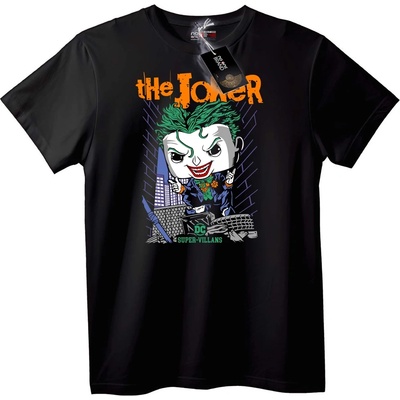 NOONEBRAND Тениска Joker DC Супер Злодеи - 7XL, Black