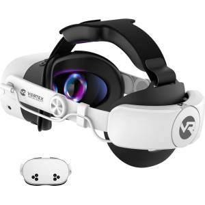 Vortex Virtual Reality VortexVR Elite каишка за глава с батерия 10000 mAh | за Meta Quest 3 / 3S / 2 (RS2-10000)