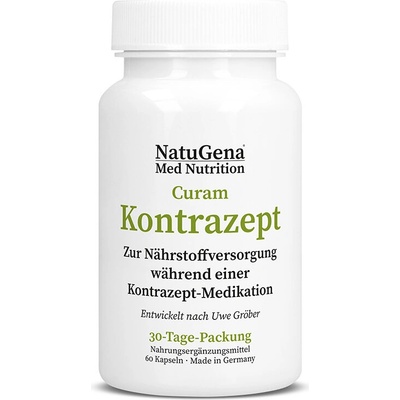 NatuGena CuramKontrazept (витамини и минерали в подкрепа на хормоналния баланс), 60 капсули (573043 (2100004) NTG)